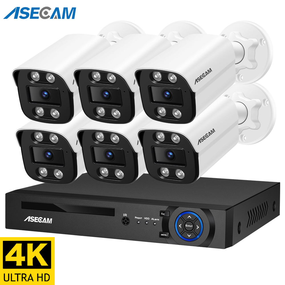 Home Security With Ai - New 8MP Security Camera System Kit