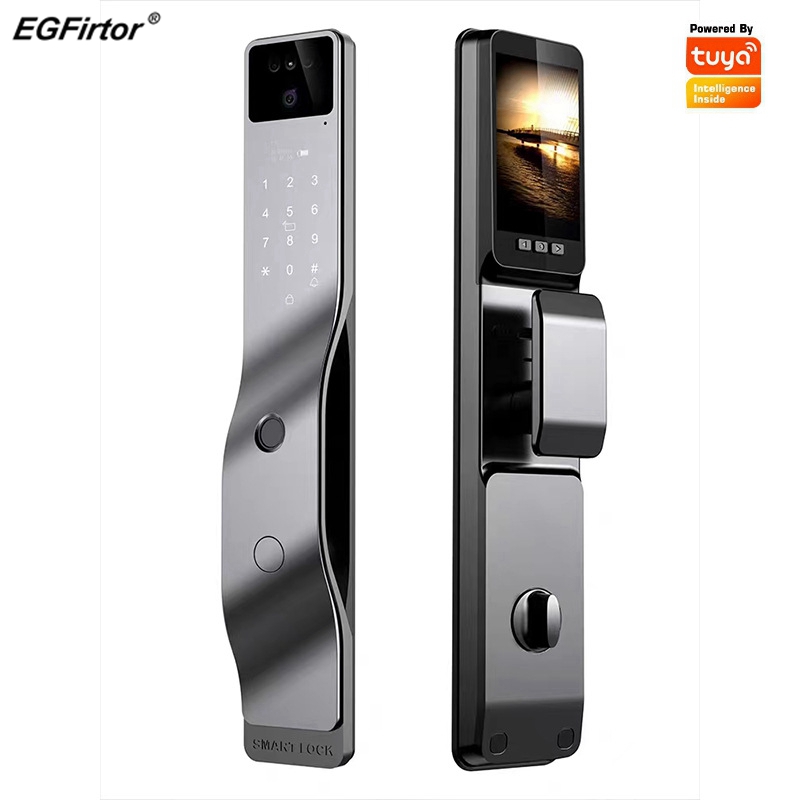 Home Security Keypad - EGFirtor Tuya APP Face Recognition Fingerprint