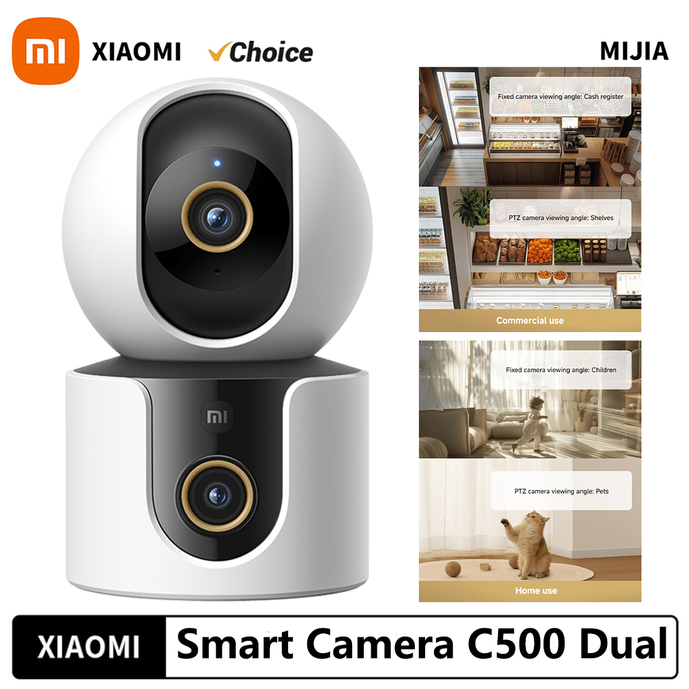 Home Security Camera 360 Xiaomi - 2025 Xiaomi Smart Camera C500 Dual