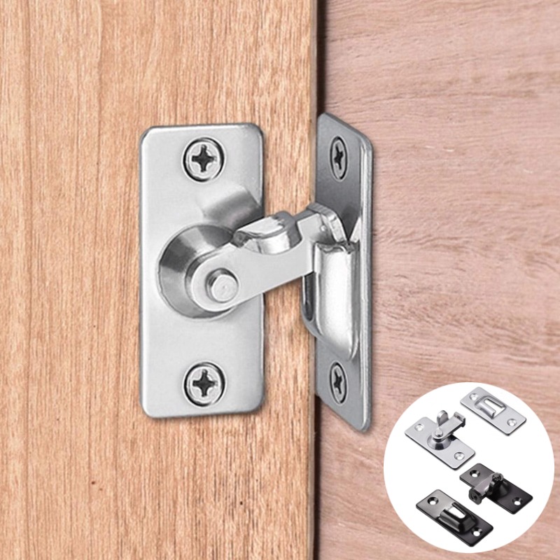 Home Security Tapo - 90 Degree Barn Door Lock Stainless