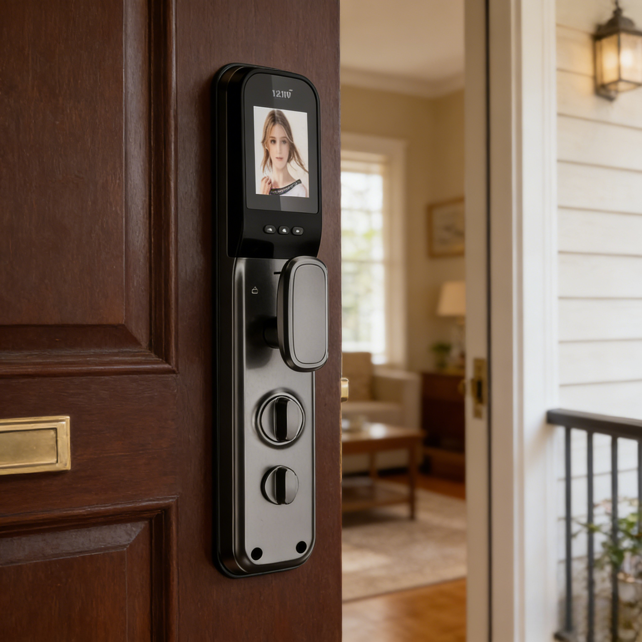 HX5 Smart Door Lock 3D Face Re - Home Security Door 评论和价格