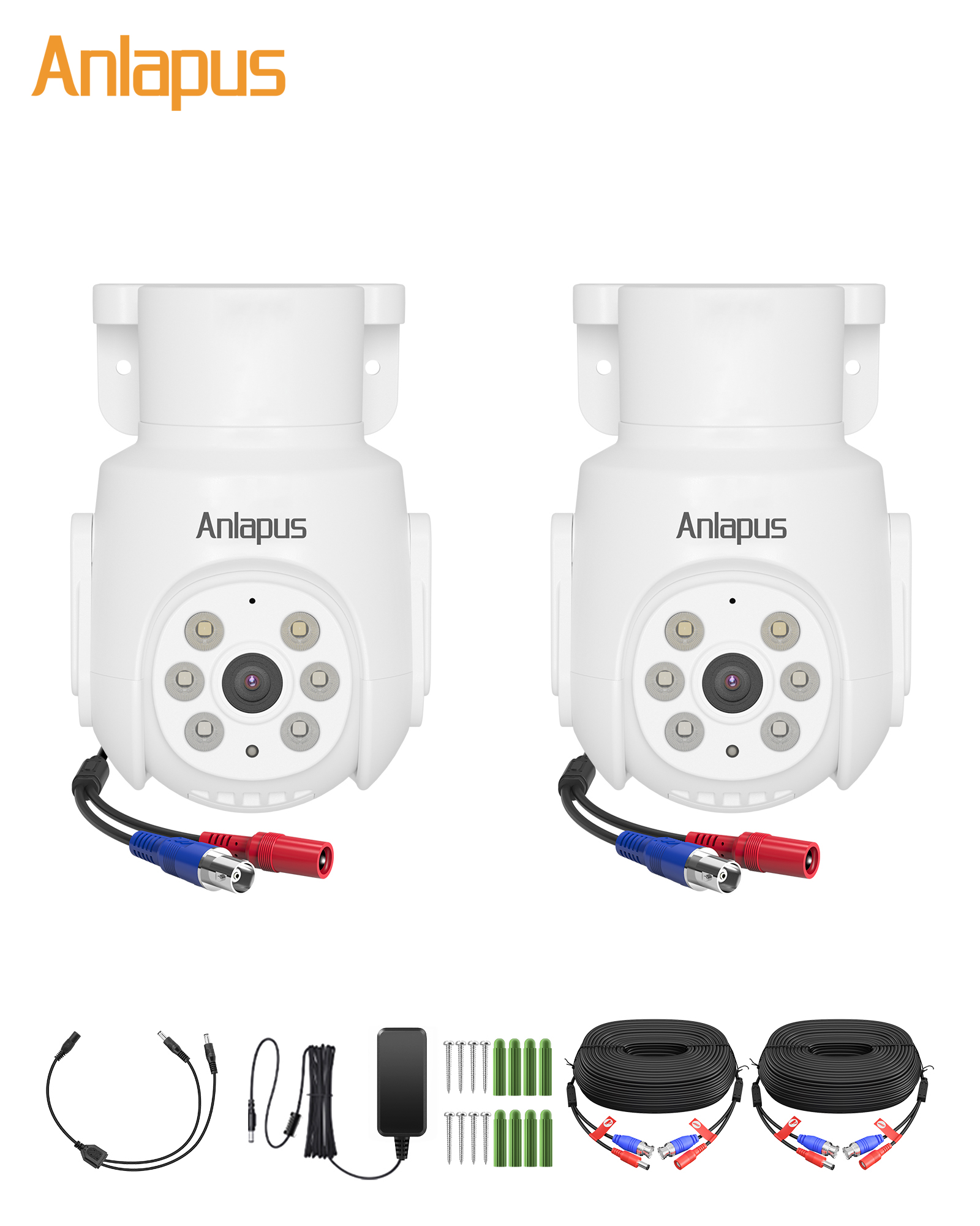 Anlapus 5MP Pan Tilt Wired Sec - Home Security And Cctv 评论和价格