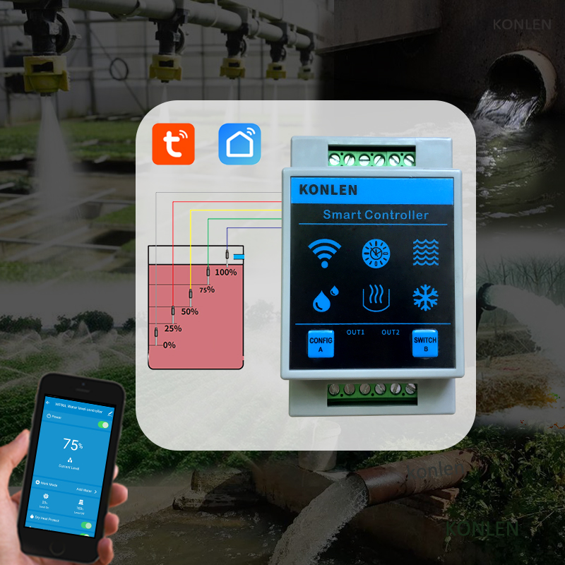 KONLEN Tuya Water Level Sensor - Home Security With Ai 评论和价格