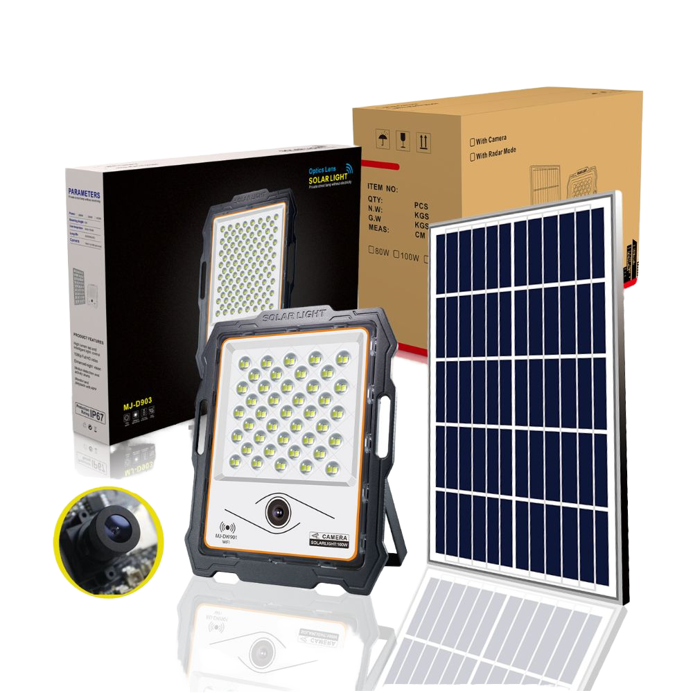 Solar Powered Wireless WIFI Sp - Home Security Flood Lights 评论和价格