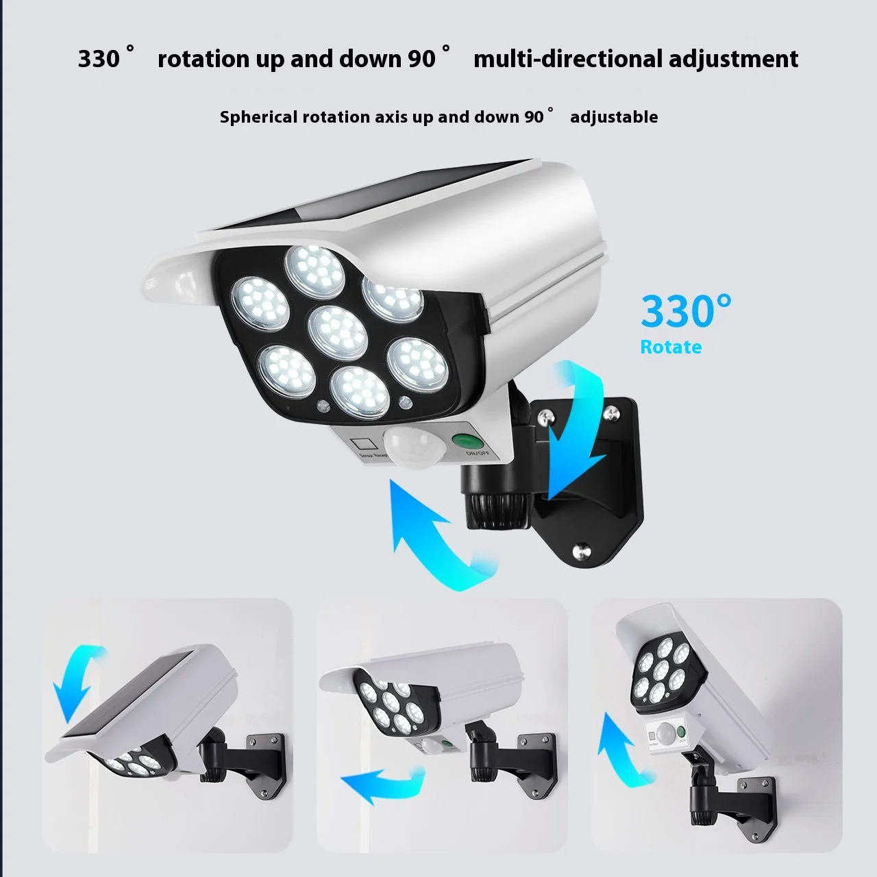 F2 Security Dummy Camera Lamp  - Home Security Flood Lights 评论和价格