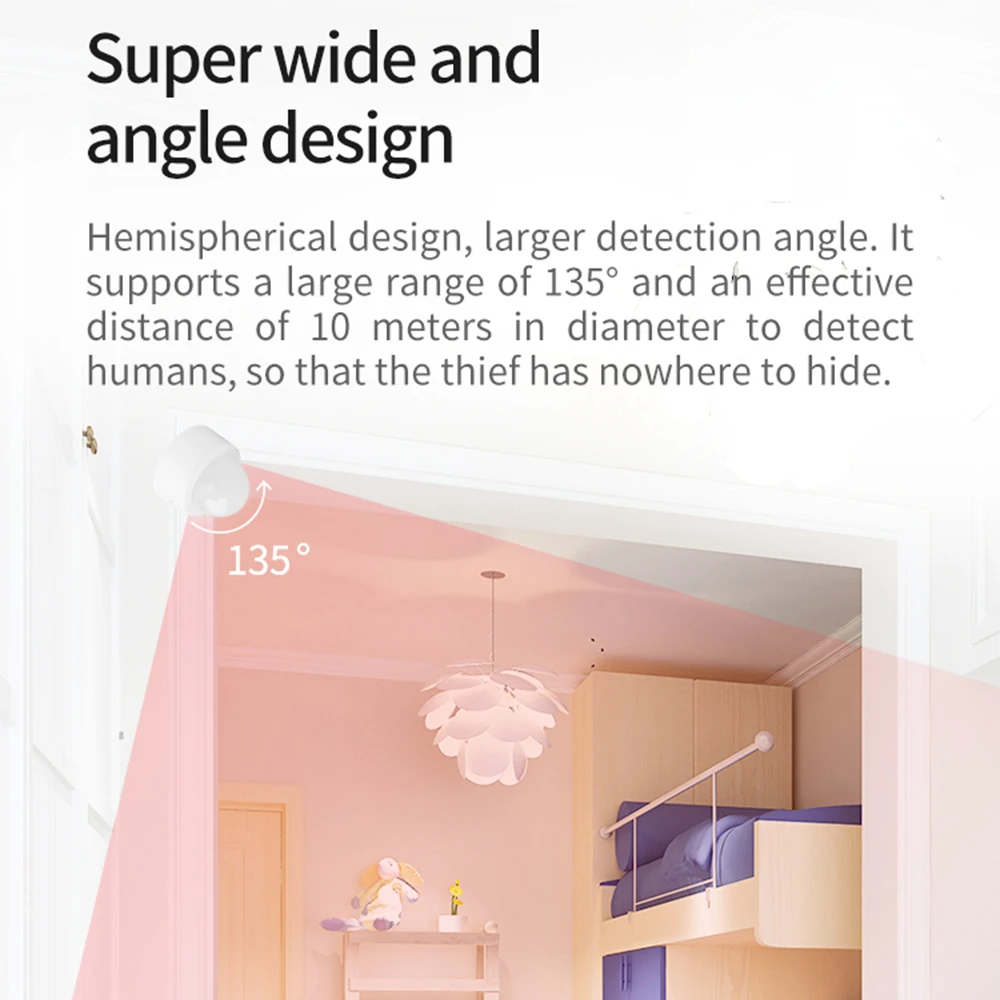 Haozee 2 in 1 Zigbee Mini PIR  - Home Security With Alarm 评论和价格