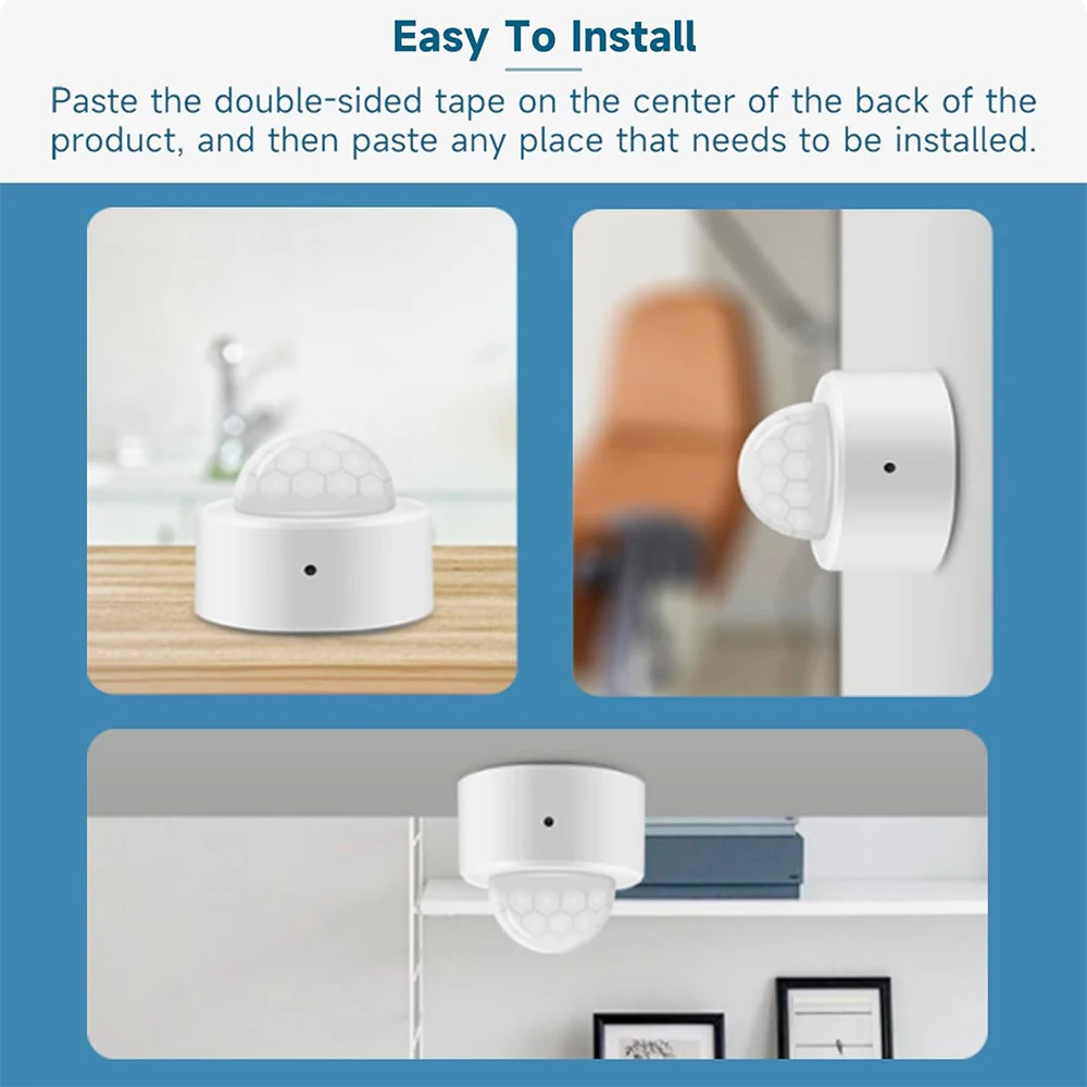 ZigBee PIR Motion Sensor Mini  - Home Security With Alarm 评论和价格