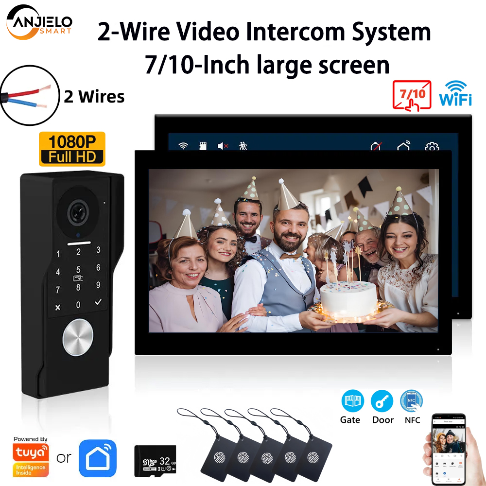 ANJIELO SMART Doorbell Video I - Home Security Cameras Uk 评论和价格