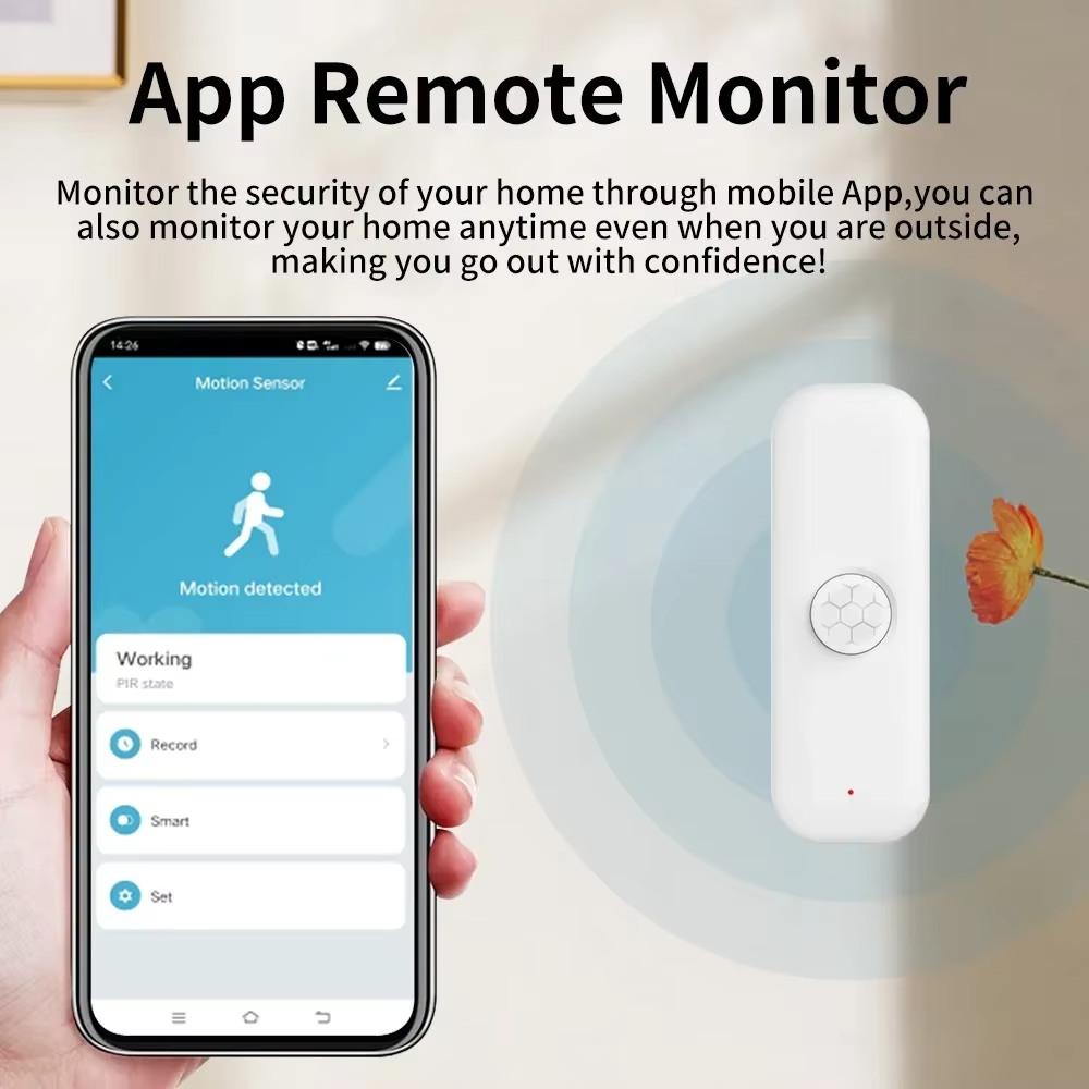 Tuya WiFI PIR Motion Sensor Sm - Home Security With Alarm 评论和价格