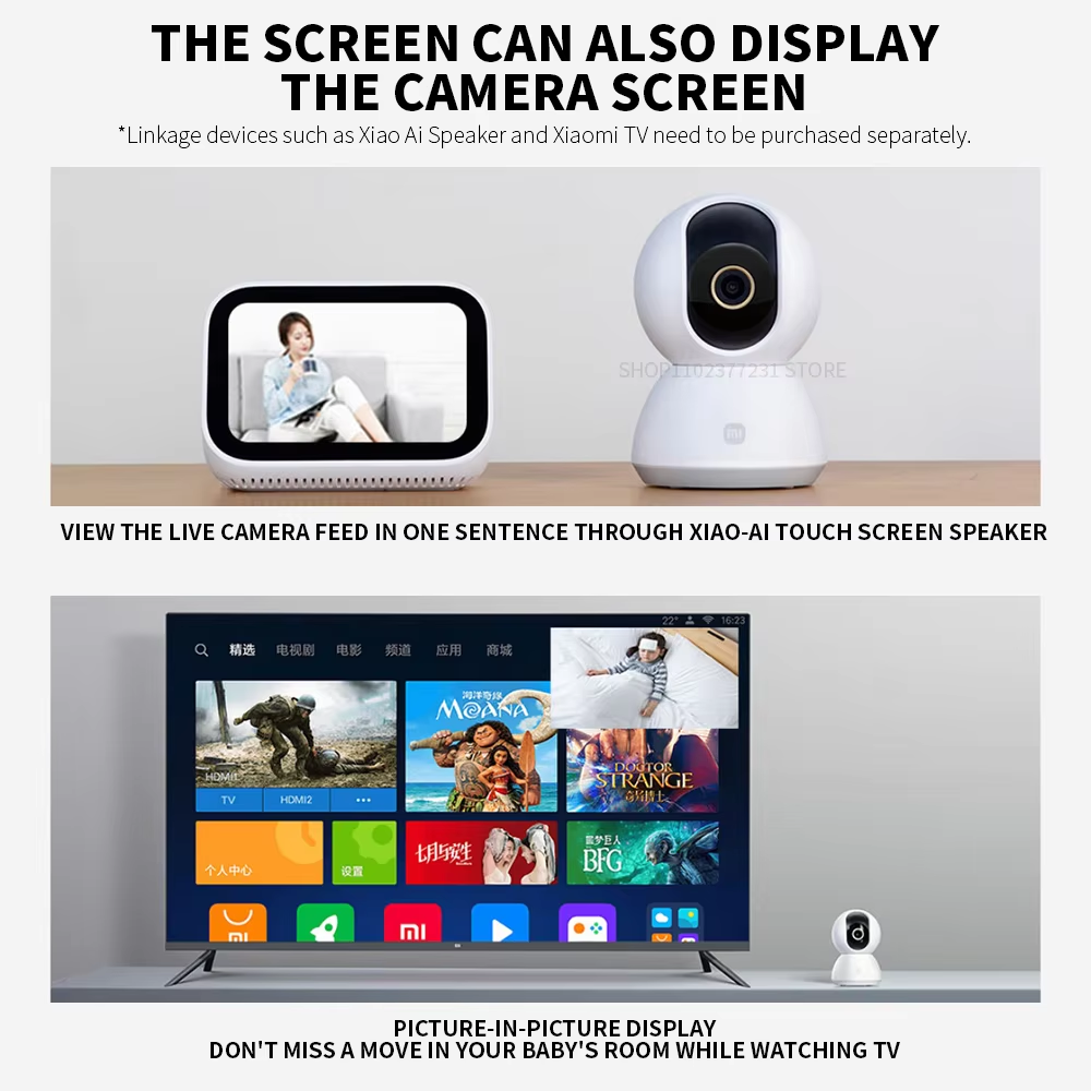 Original Xiaomi Smart Camera 2 - Home Security Camera 360 Xiaomi 评论和价格