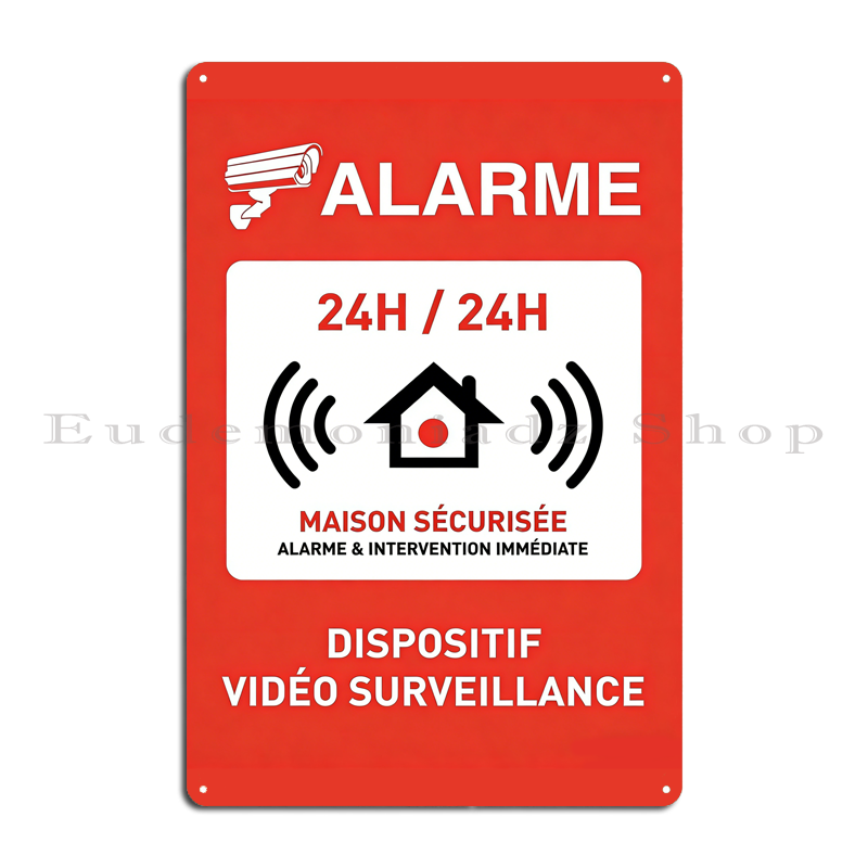 Retro 24h Alarm System Metal S - Home Security With Alarm 评论和价格