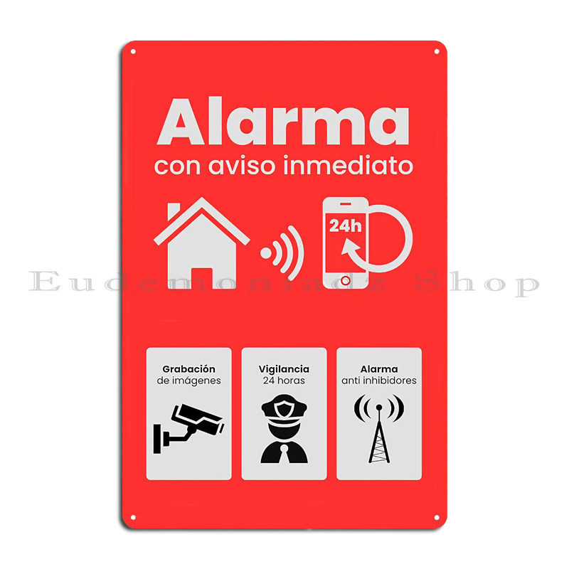 Retro 24h Alarm System Metal S - Home Security With Alarm 评论和价格