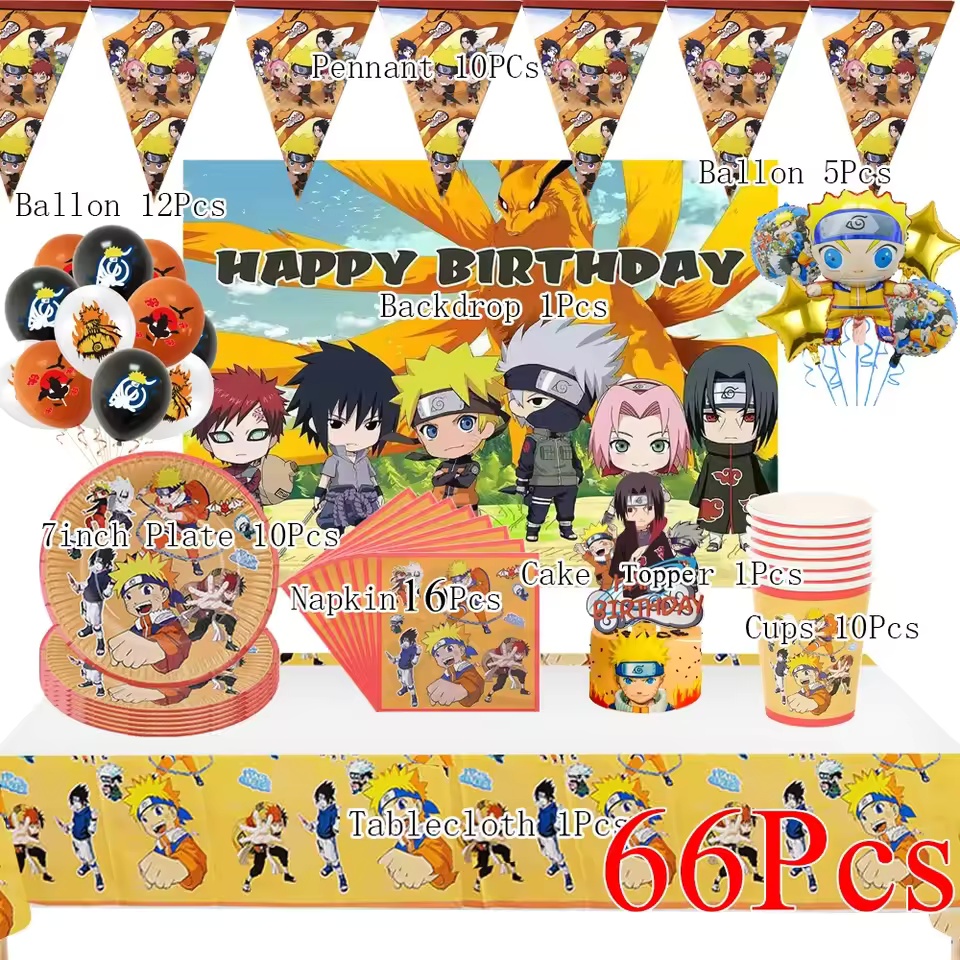 Narutoed Themed Tableware Happ - Home Security Movie 评论和价格
