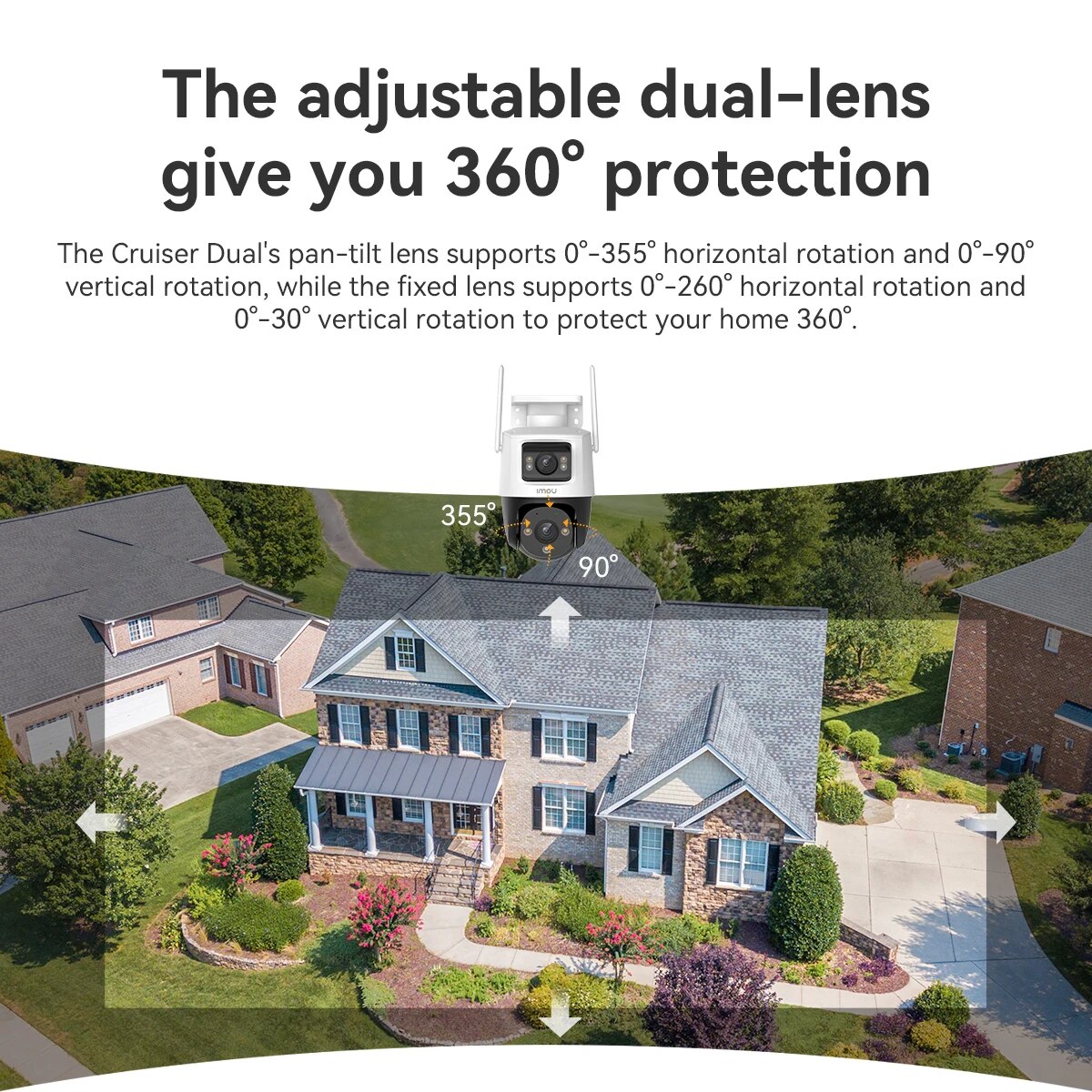 IMOU Crusier Dual Lens 10 MP O - Home Security Google Camera 评论和价格