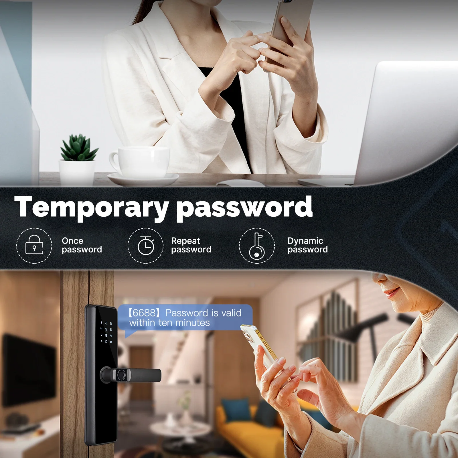 MOES Tuya ZigBee Smart Door Lo - Home Security Tapo 评论和价格