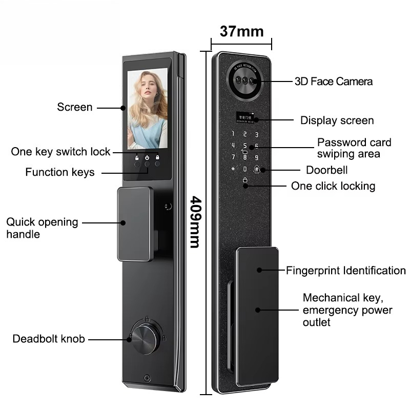Tuya WiFi Smart Door Lock, Hom - Home Security Keypad 评论和价格