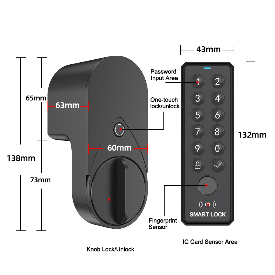 RAYKUBE EG one Tuya BLE Smart  - Home Security Keypad 评论和价格