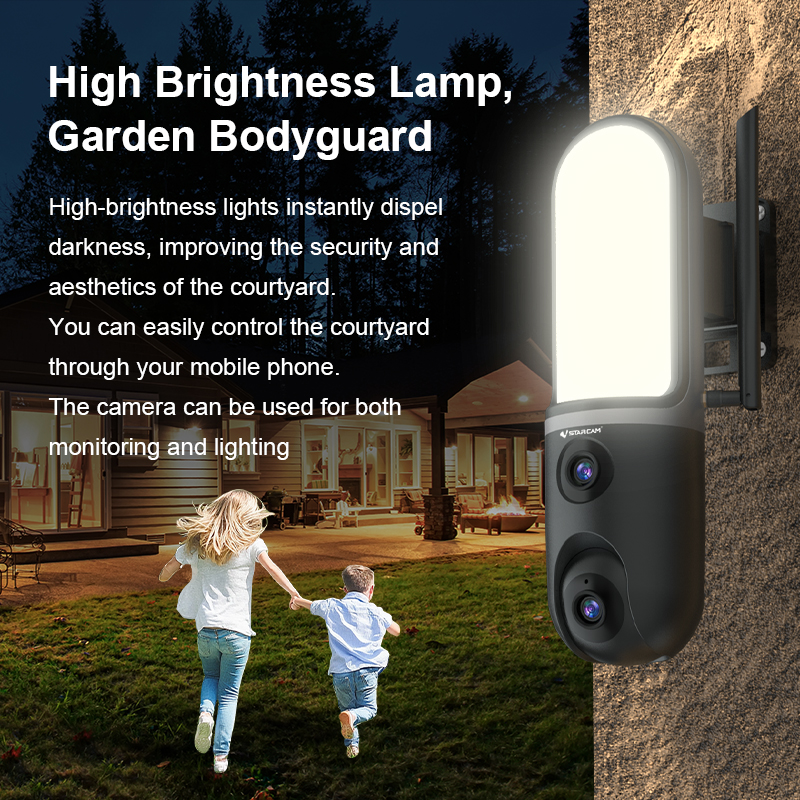 6MP O-Kam APP 5X Dual Lens  Ga - Home Security Flood Lights 评论和价格