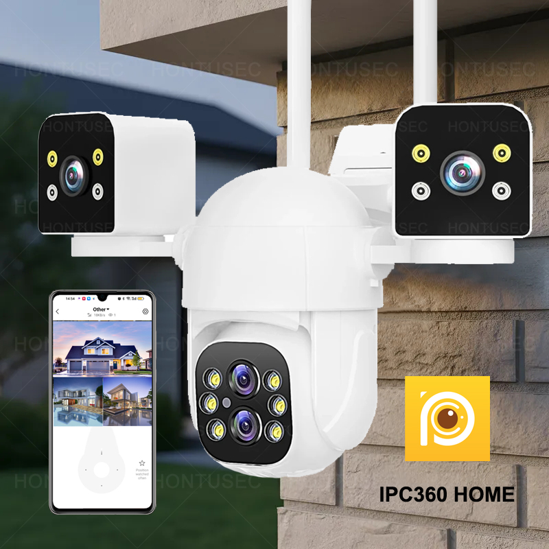 IPC360 HOME 8K 16MP 4 Lens 3 S - Home Security Flood Lights 评论和价格