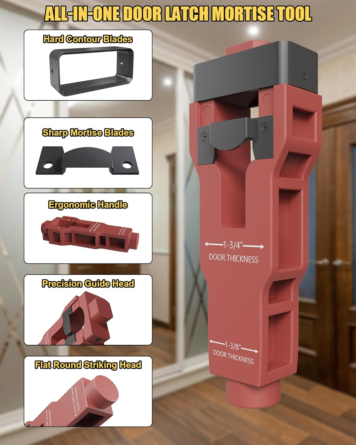 Door Latch Mortise Tool, Door  - Home Security Tapo 评论和价格