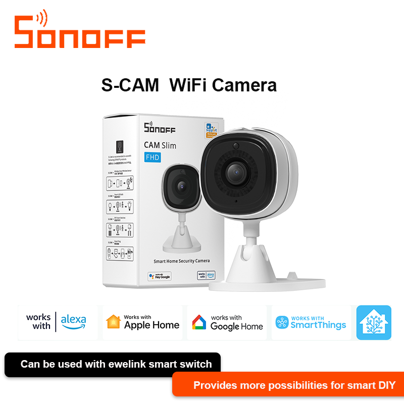 SONOFF 1080P HD Wi-Fi IOT Came - Home Security Google Camera 评论和价格