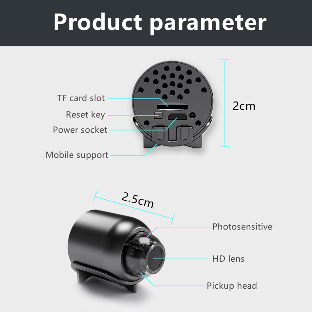 1080P Night Vision Camera Moti - Home Security Indoor Cameras 评论和价格