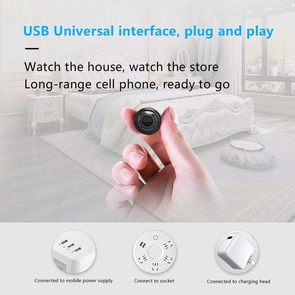 1080P Night Vision Camera Moti - Home Security Indoor Cameras 评论和价格