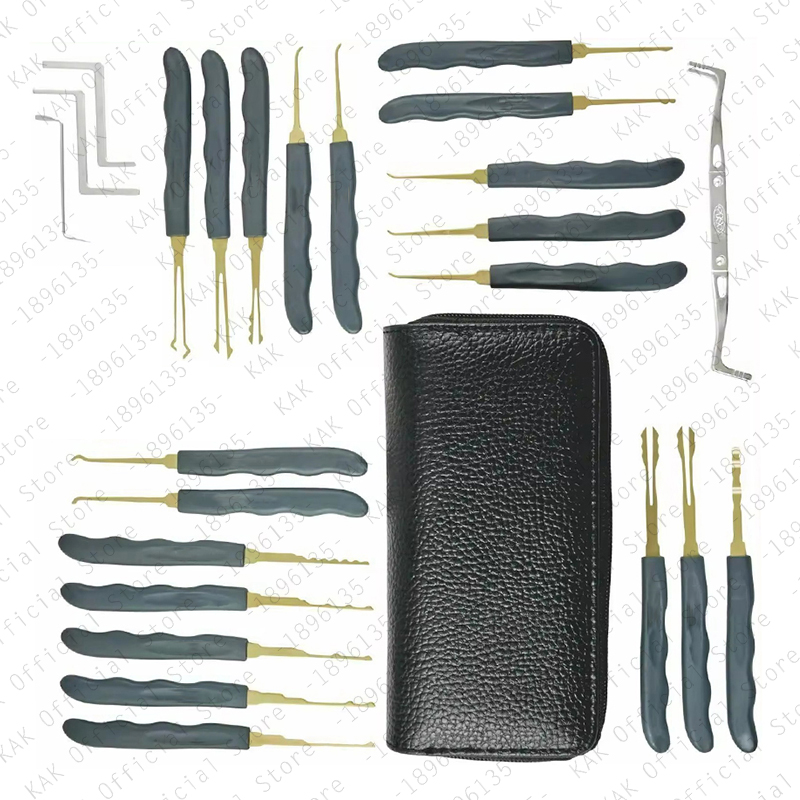 KAK 24Pieces Lock Pick Tools K - Lock Picking Set 评论和价格