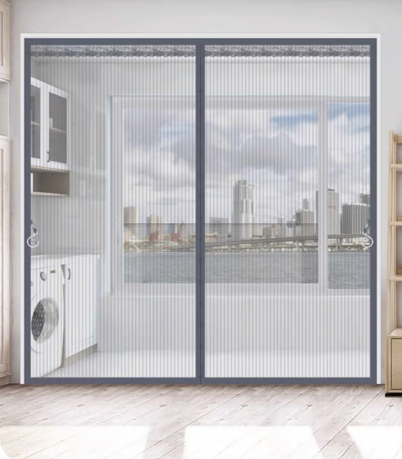 Extra Large Grey Magnetic Scre - Home Security Door 评论和价格