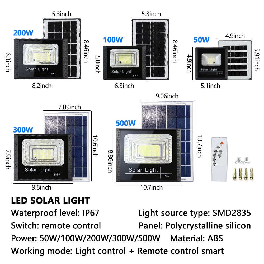 High Brightness 50W Solar Stre - Home Security Flood Lights 评论和价格