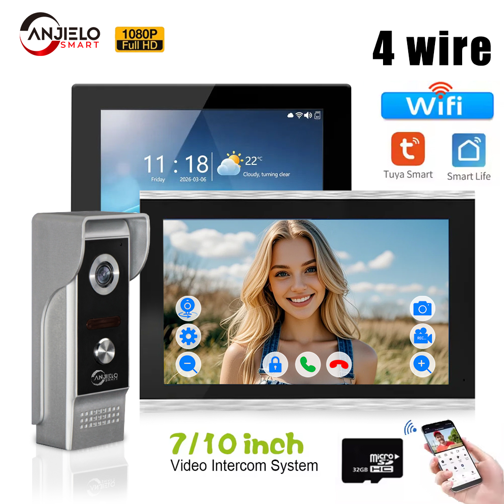 ANJIELO Smart Tuya WiFi 1080P  - Home Security Cameras Uk 评论和价格