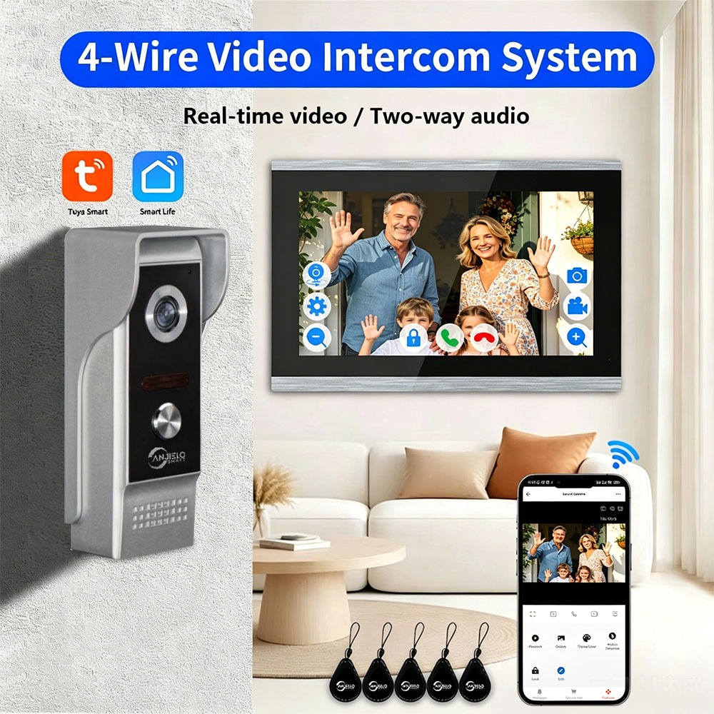 ANJIELO Smart Tuya WiFi 1080P  - Home Security Cameras Uk 评论和价格