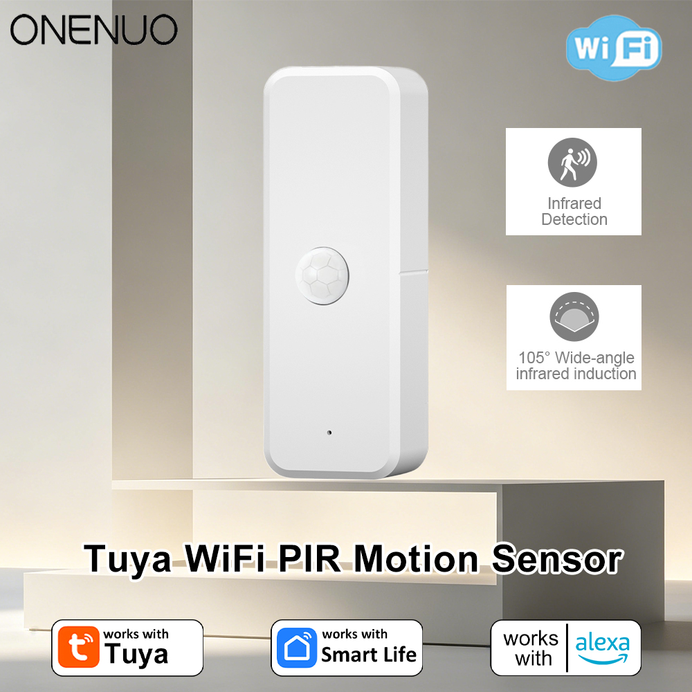 New Tuya WiFi PIR Motion Detec - Home Security With Alarm 评论和价格