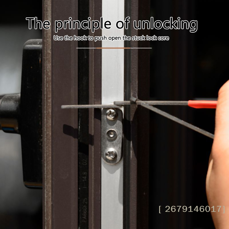 【YY26】3Pcs/set Casement Window - Lock Picking Set 评论和价格