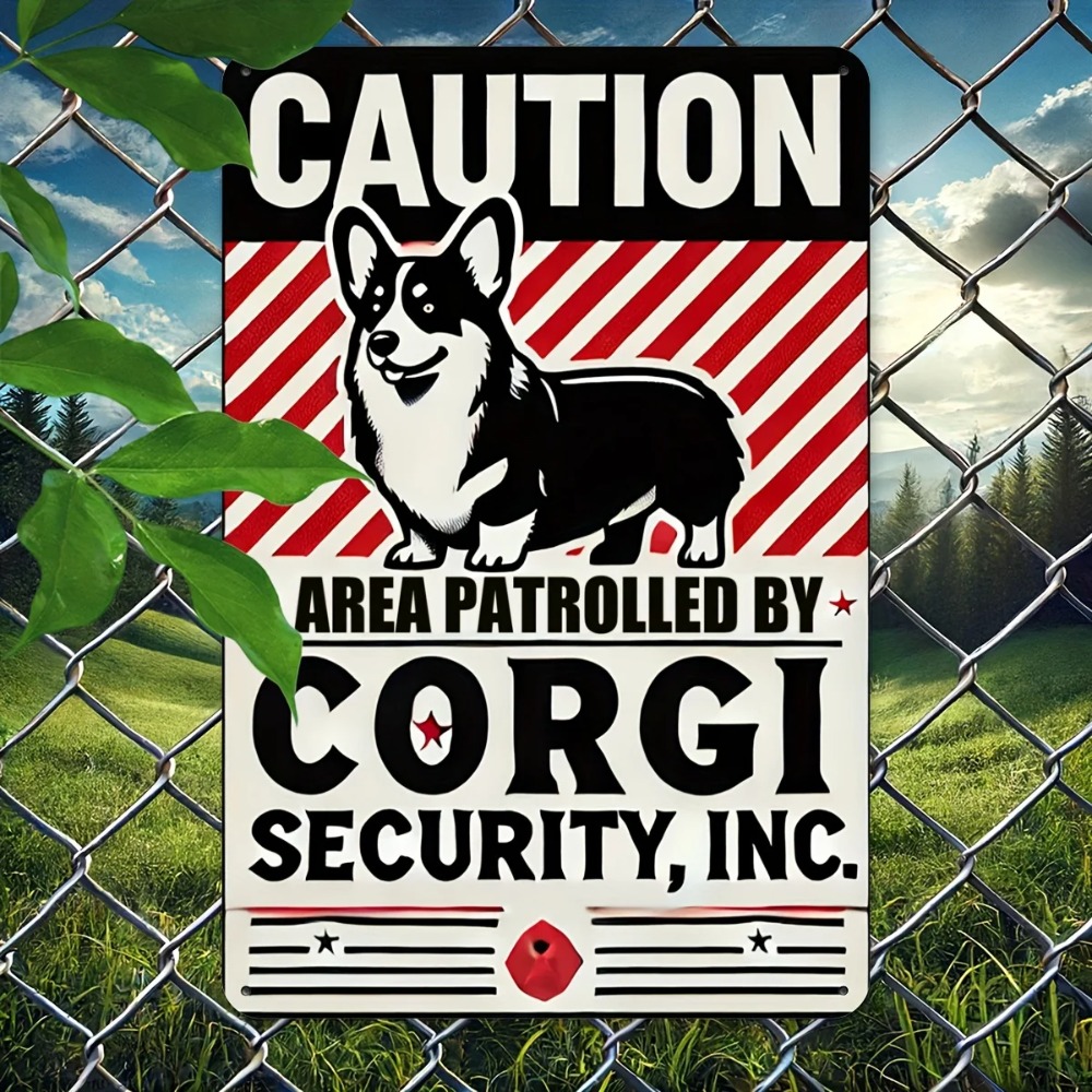 Retro Aluminum Caution Sign, C - Home Security Kitchener 评论和价格