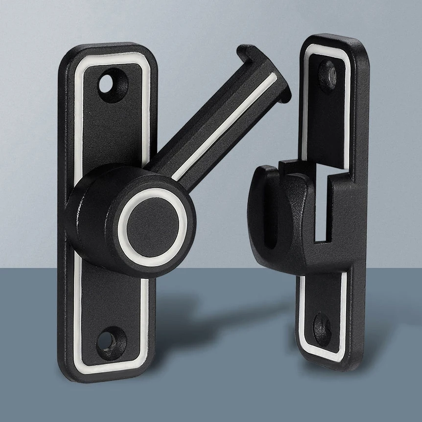 Black Luminous Barn Door Latch - Home Security Tapo 评论和价格