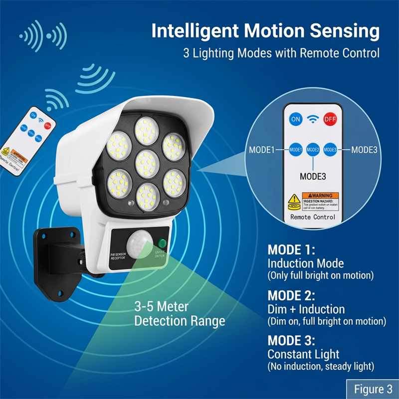 Solar Powered Dummy Security C - Home Security Flood Lights 评论和价格