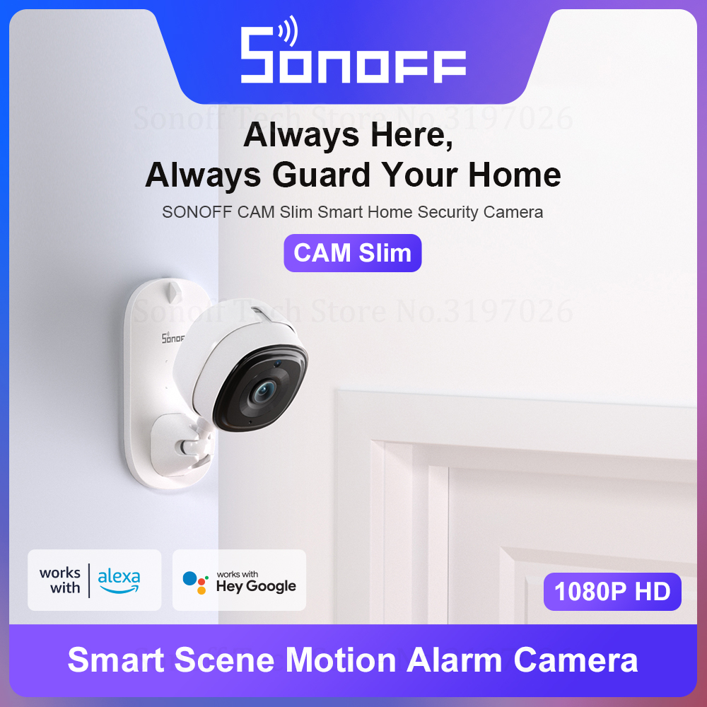 SONOFF 1080P HD Wi-Fi IOT Came - Home Security Google Camera 评论和价格