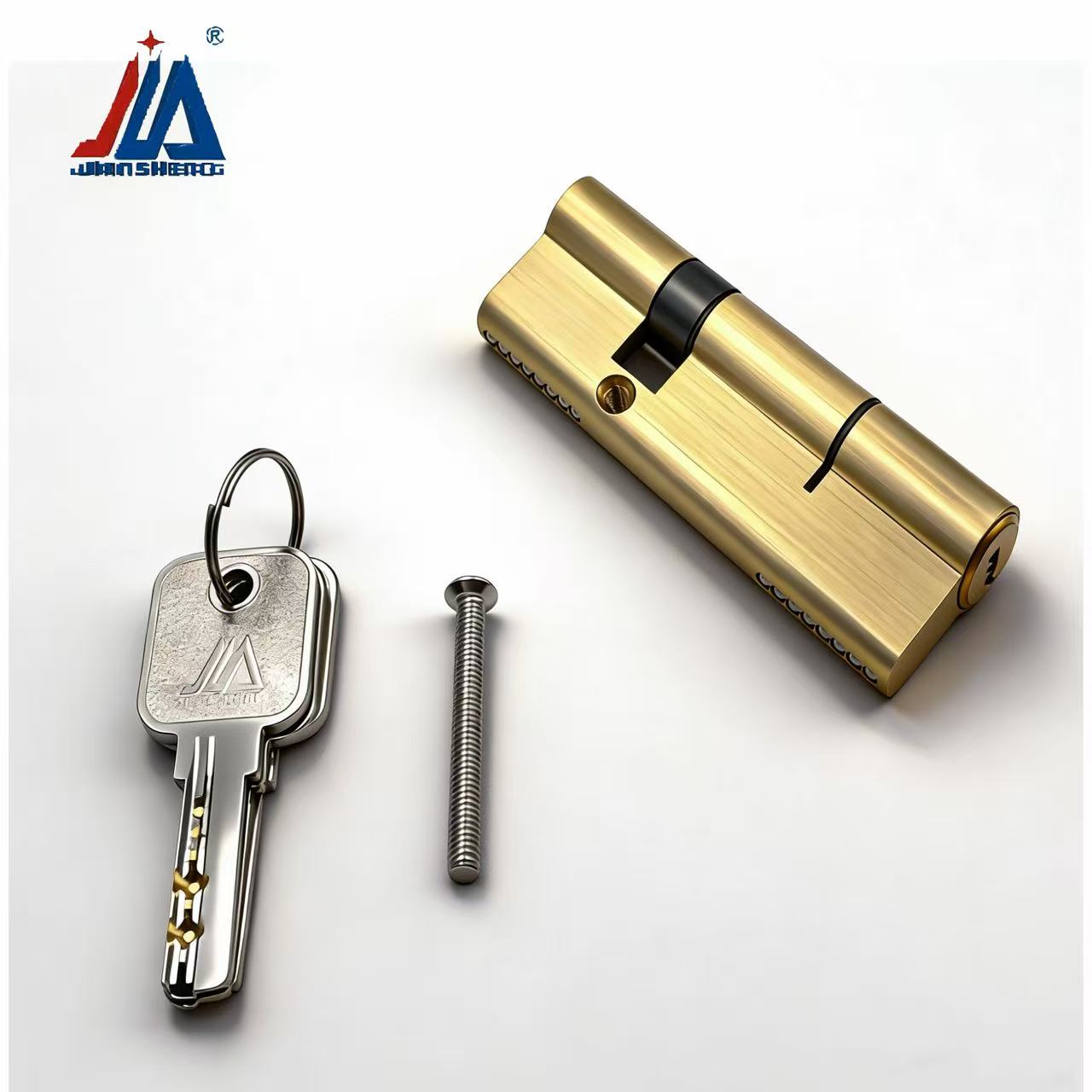 Solid Brass Door Lock Cylinder - Home Security Door 评论和价格