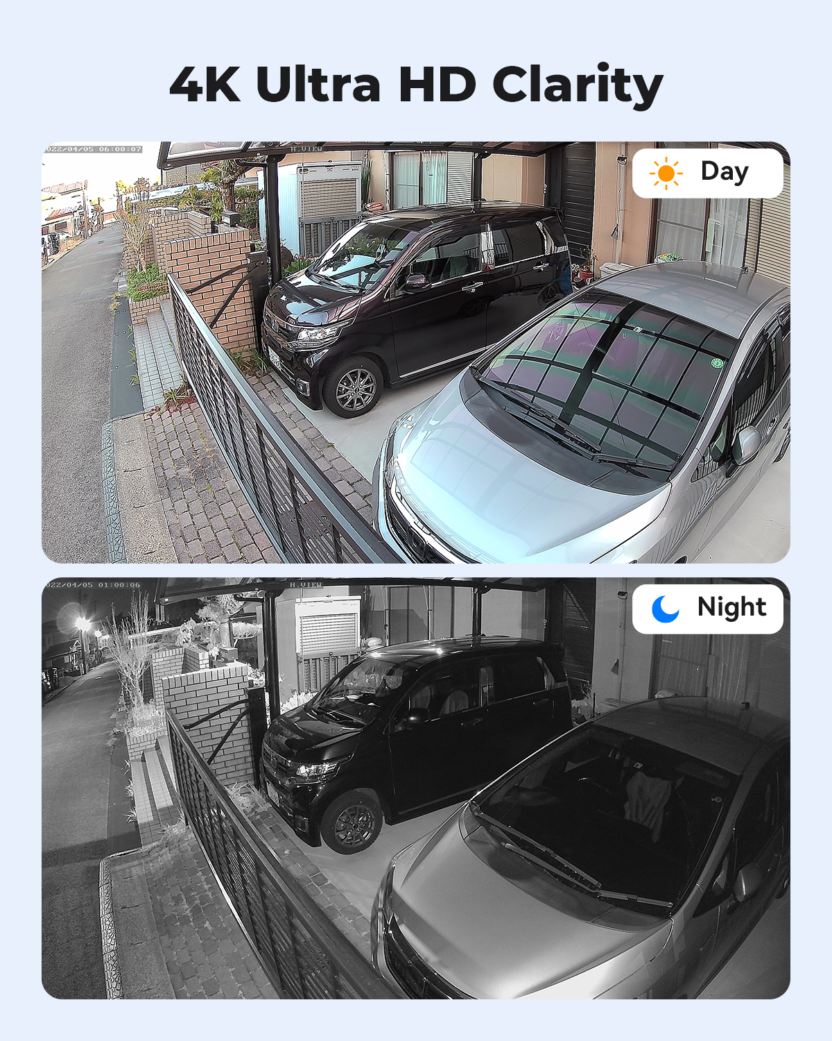 H.View 4K 5Mp 8Mp poe Cctv Sec - Home Security And Cctv 评论和价格