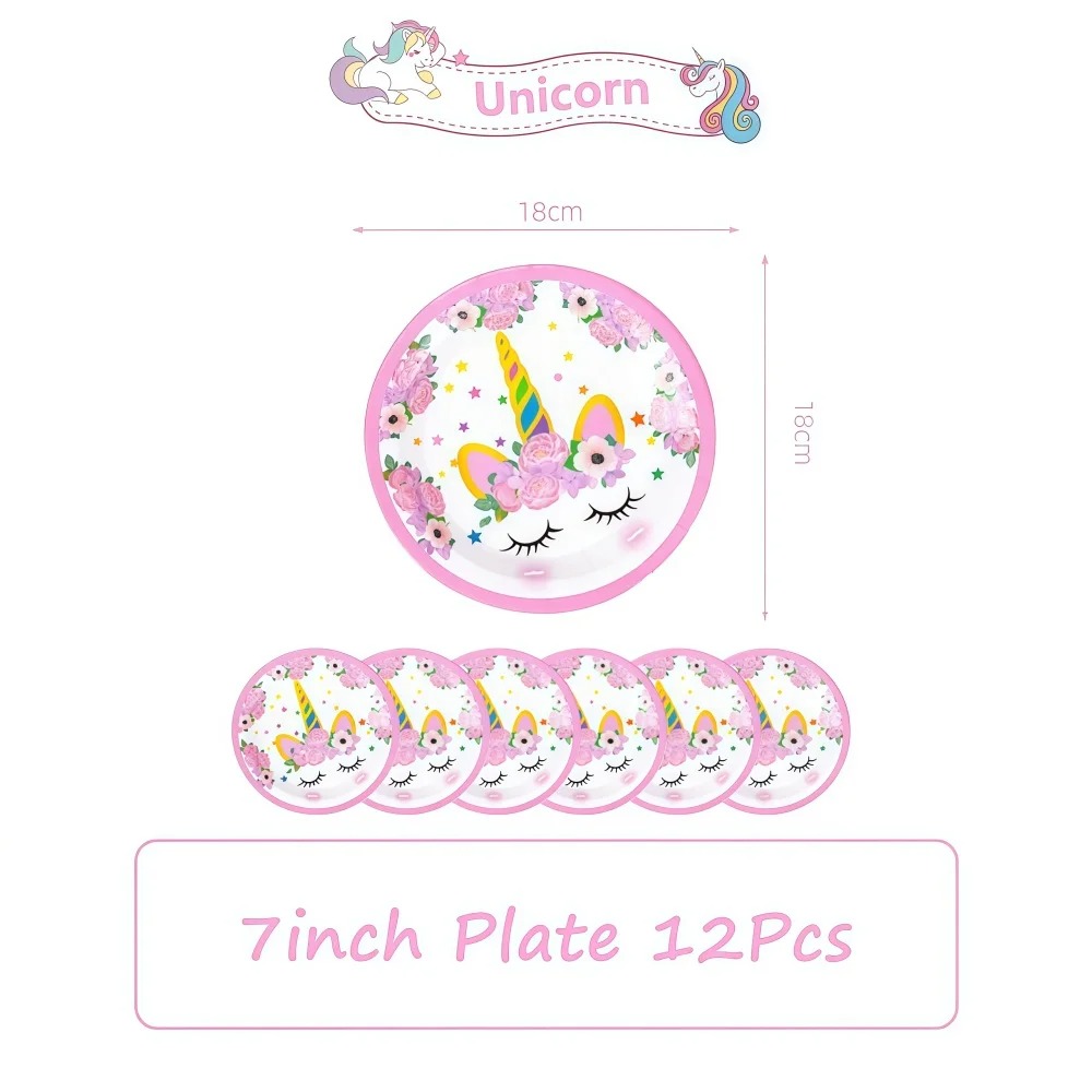 Unicorn Anime Tableware Sets P - Home Security Movie 评论和价格