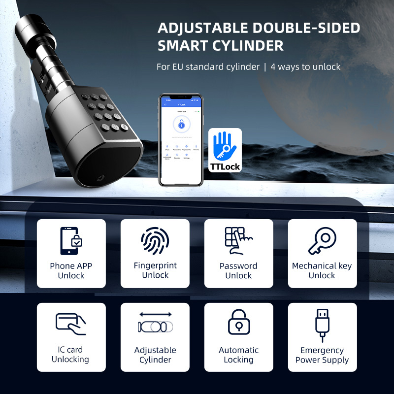 Smart Euro Cylindrical Door Lo - Home Security Keypad 评论和价格