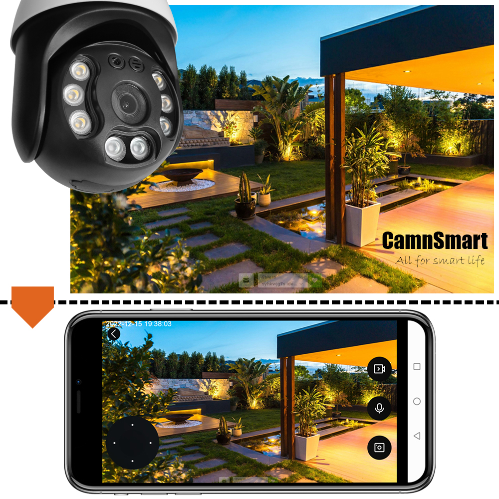Camnsmart Tuya 5MP Alexa Wifi  - Home Security Google Camera 评论和价格