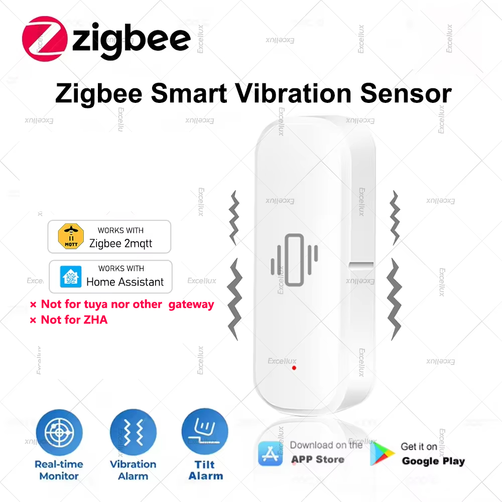 Zigbee Smart Vibration Sensor  - Home Security With Alarm 评论和价格