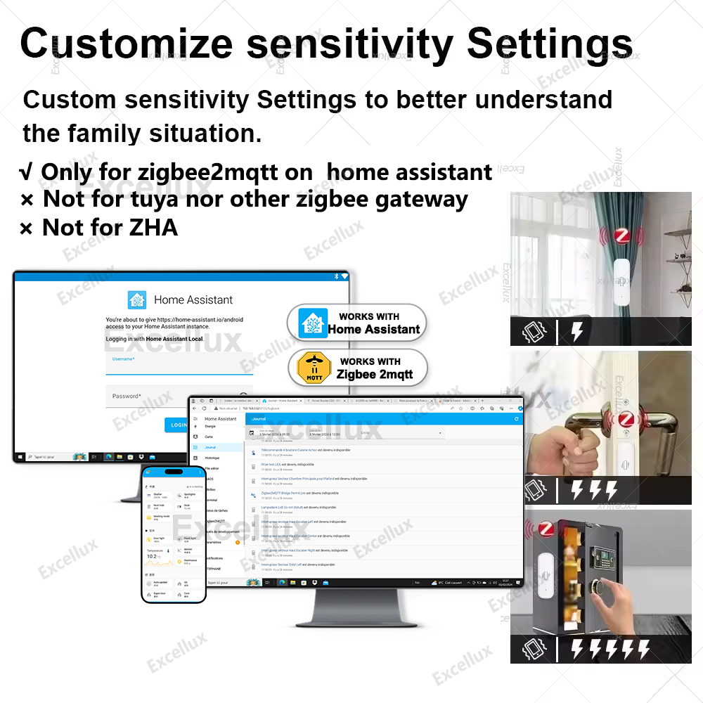 Zigbee Smart Vibration Sensor  - Home Security With Alarm 评论和价格