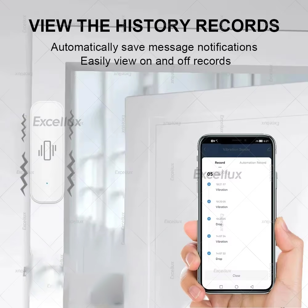 Zigbee Smart Vibration Sensor  - Home Security With Alarm 评论和价格