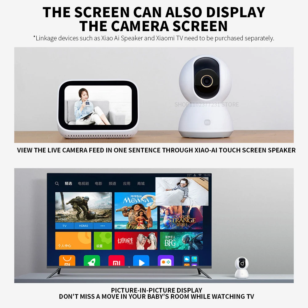 Xiaomi 360° Smart Home Securit - Home Security Camera 360 Xiaomi 评论和价格