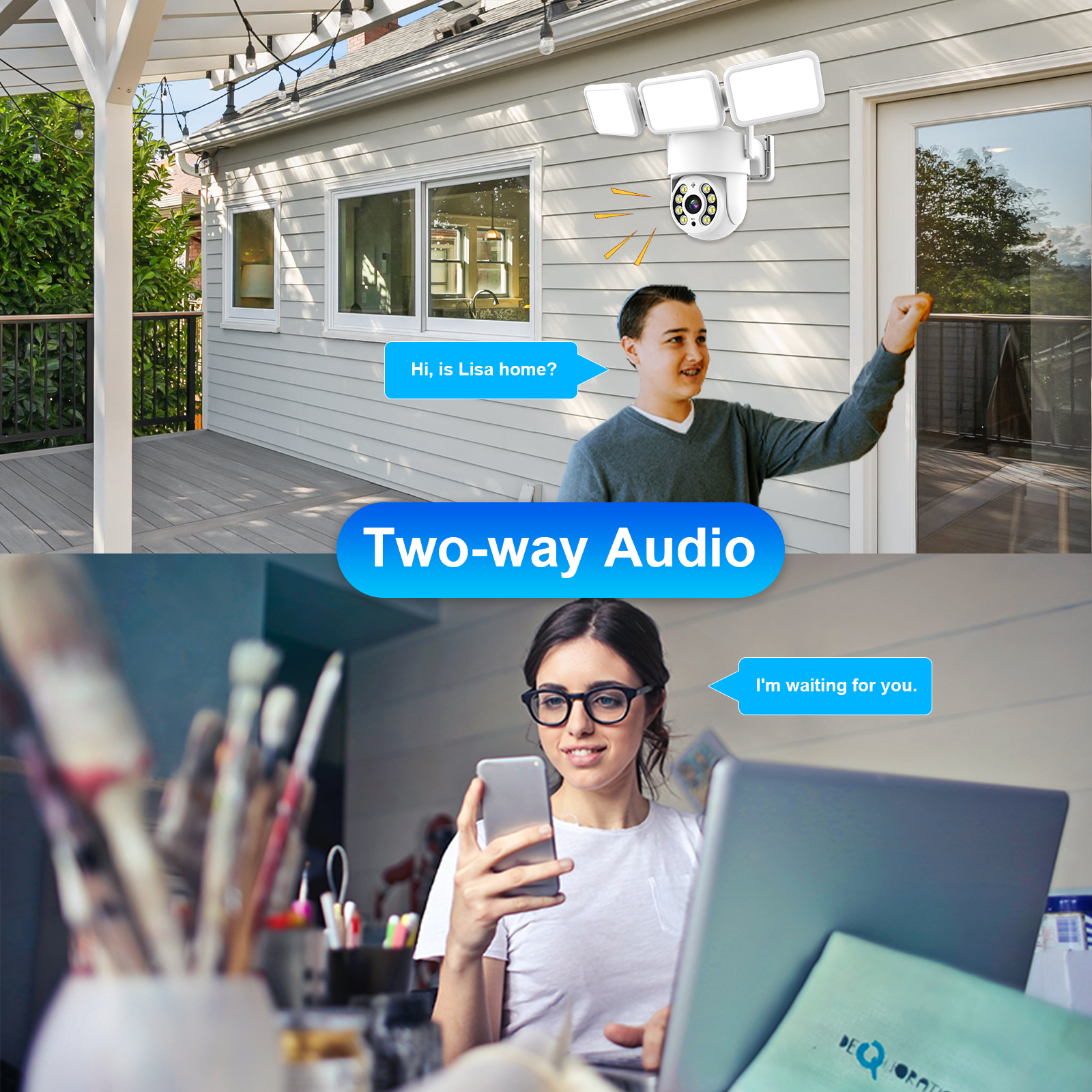 Home Security Camera Floodligh - Home Security Flood Lights 评论和价格