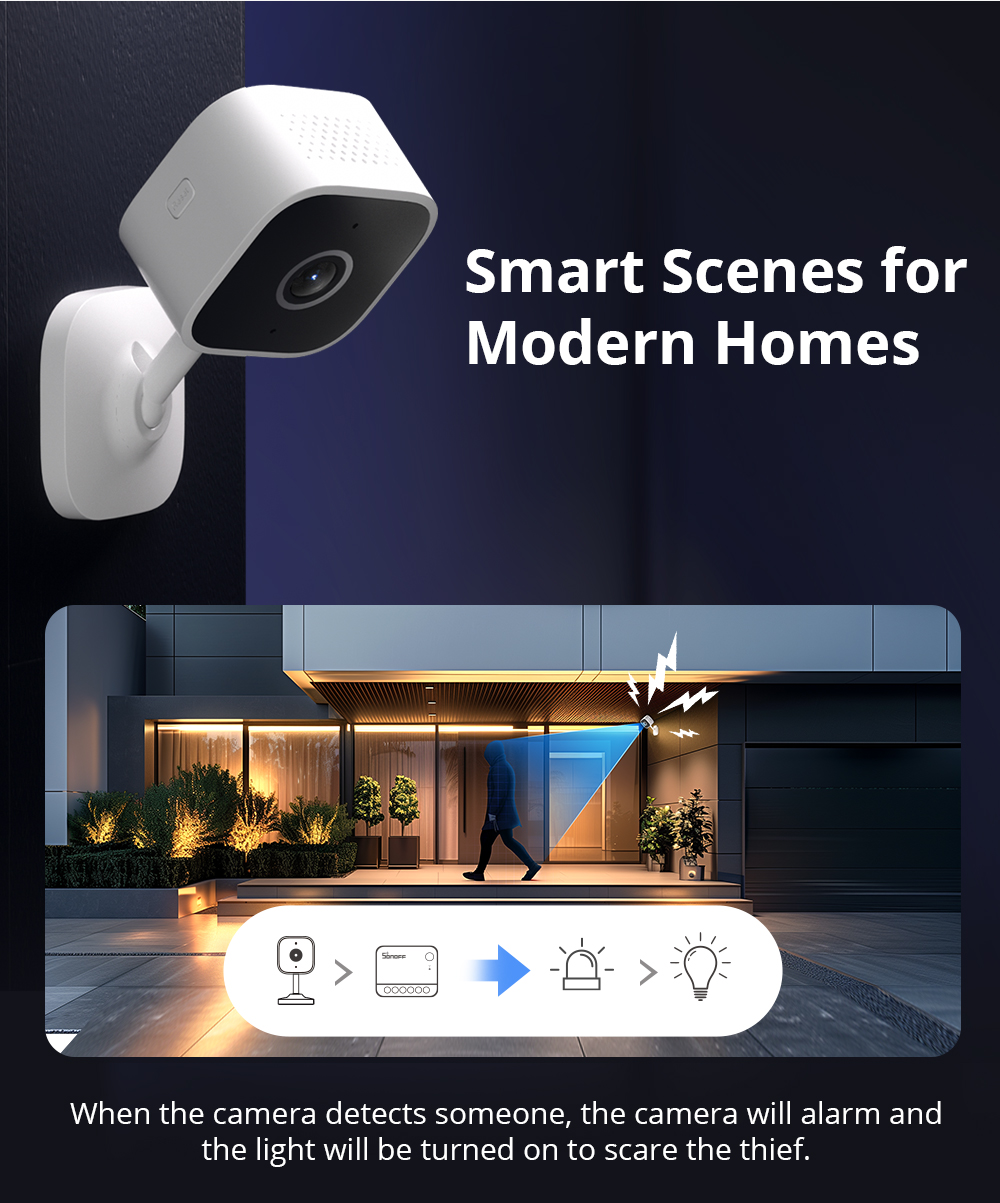 SONOFF CAM Slim Gen2 WiFi Smar - Home Security Indoor Cameras 评论和价格