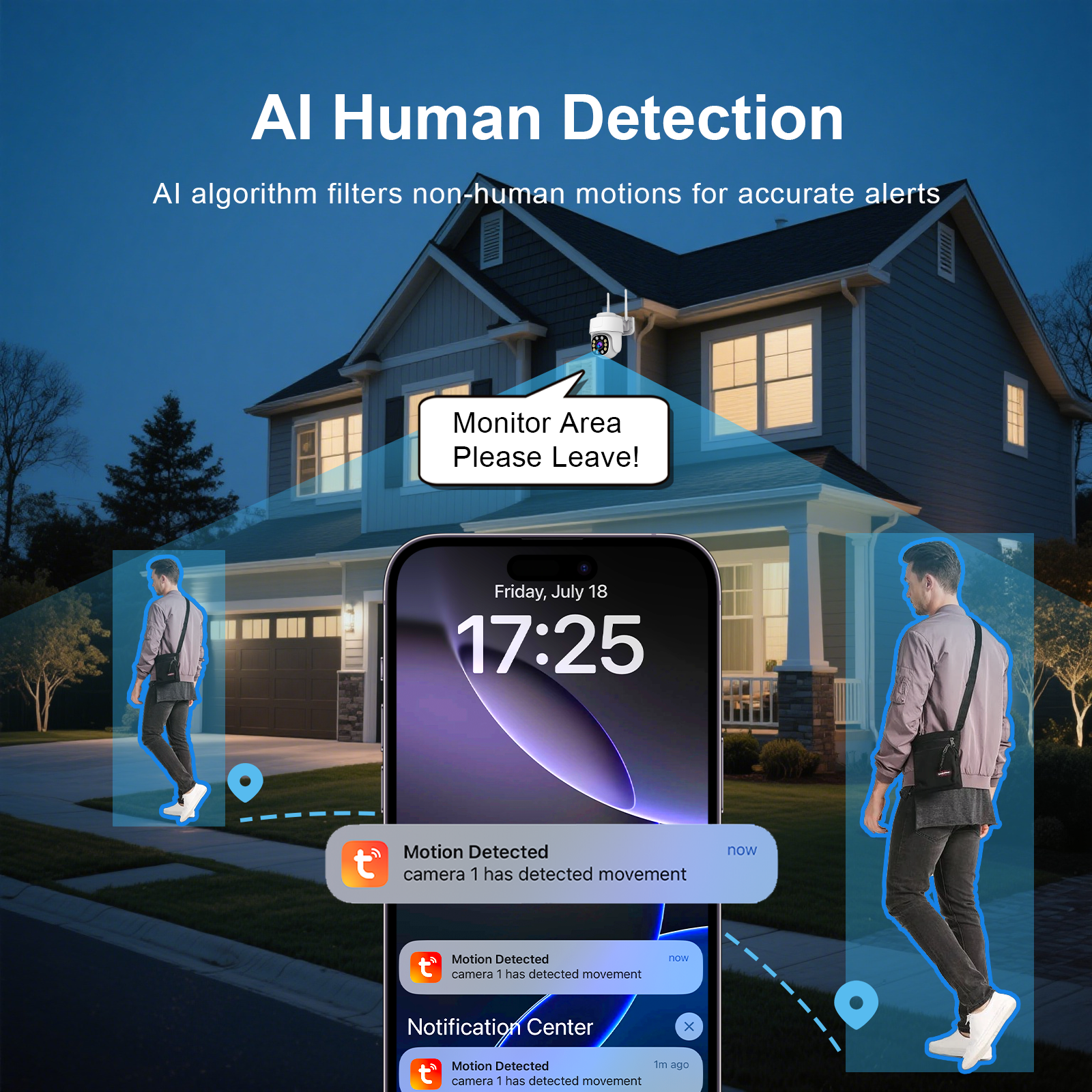 5MP Tuya Wifi IP Camera Outdoo - Home Security Google Camera 评论和价格